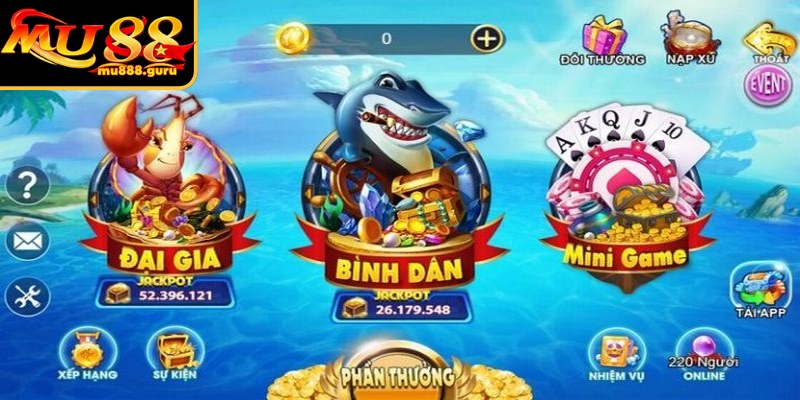 Game cung cấp cho các tay cược 7 dòng súng riêng biệt và độc đáo