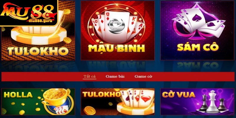 Mậu Binh đại diện cho dòng game mang tính đối kháng kịch tính