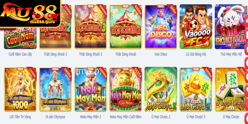 Link vào MU88 mang lại sự phong phú trong kho game hấp dẫn