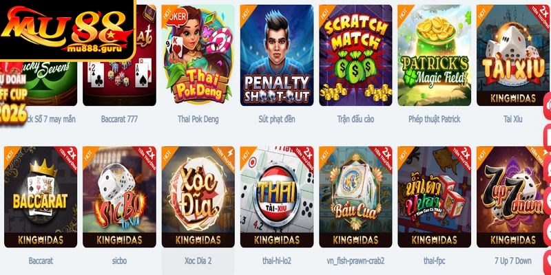 Sở hữu kho game phong phú cùng chất lượng toàn diện rất uy tín