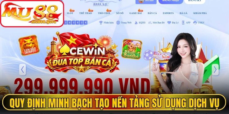 Quy định minh bạch tạo nền tảng sử dụng dịch vụ ổn định