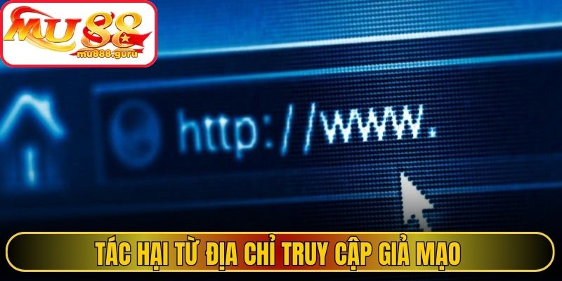 Tác hại từ địa chỉ truy cập giả mạo 