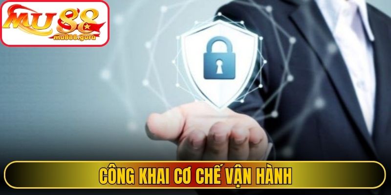 Công khai cơ chế vận hành 